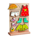 Magnetisk Puslespil - Klæd Lisa På - Nathan - Fra 2 år. - Billede 1