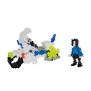 Plus Plus MINI - Basic 3-i-1 Sæt med Polititema - 480 stk - Billede 1