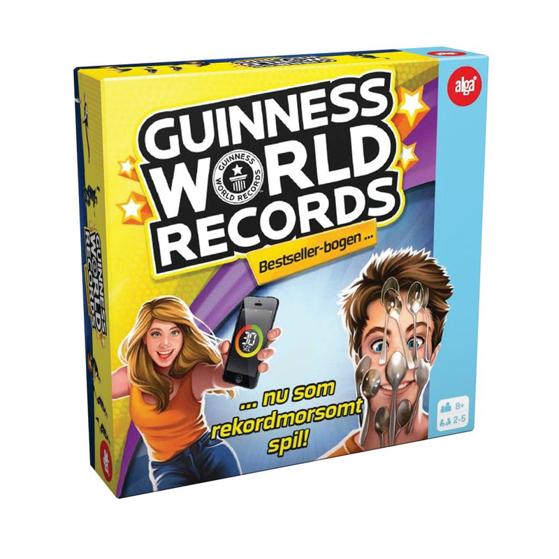 ALGA Guinness Verdensrekorder spil - Fra 8 år. - Billede 1
