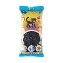 Hama midi perler 6000 stk sort - Billede 1