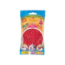 Hama midi perler 1000 stk vinrød - Billede 1