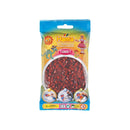 Hama midi perler 1000 stk mørkerød - Billede 1