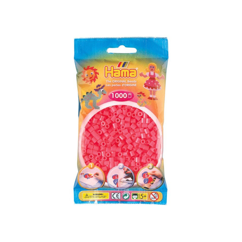 Création perle et bijou Hama Sachet de 1000 perles midi rouge Création perle et bijou Hama Sachet de 1000 perles midi rouge