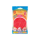 Hama midi perler 1000 stk neon rød - Billede 1