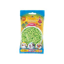 Hama midi perler 1000 stk pastel grøn - Billede 1