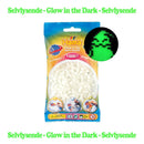 Hama midi perler 1000 stk selvlys grøn - Billede 1