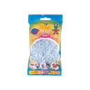 Hama midi perler 1000 stk selvlysen. blå - Billede 1