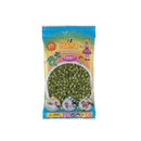 Hama midi perler 1000 stk olivengrøn - Billede 1