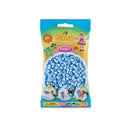 Hama midi perler 1000 stk pastel isblå - Billede 1