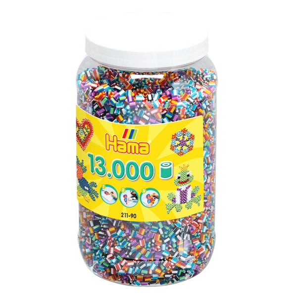 Hama midi perler 13.000 stk mix 90 - Billede 1