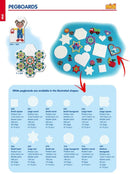 Hama stiftplade hjerte stor 16x17,5 cm - Billede 1