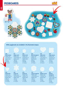 Hama stiftplade hjerte lille 8,5x7,5 cm - Billede 1