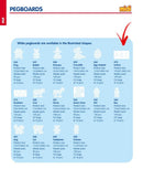 Hama stiftplade bogstaver 14,5x21,5 cm - Billede 1