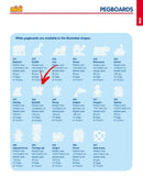 Hama stiftplade sommerfugl 8x10,5 cm - Billede 1