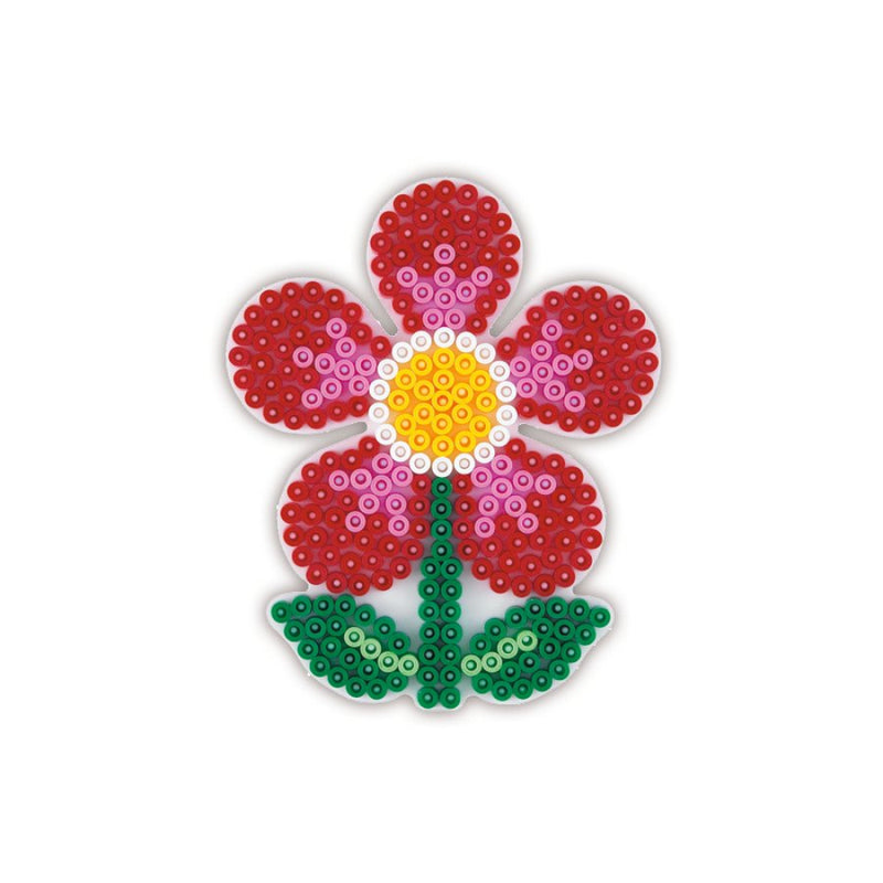 Hama stiftplade blomst 10x12 cm - Billede 1