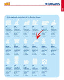 Hama stiftplade delfin 8x15 cm - Billede 1