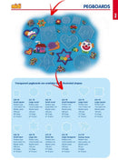 Hama stiftplade sekskantet lille 8x9cm - Billede 1