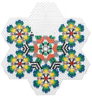 Hama stiftplade (samle) sekskantet - Billede 1