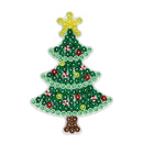 Hama stiftplade juletræ 11x7,5cm - Billede 1