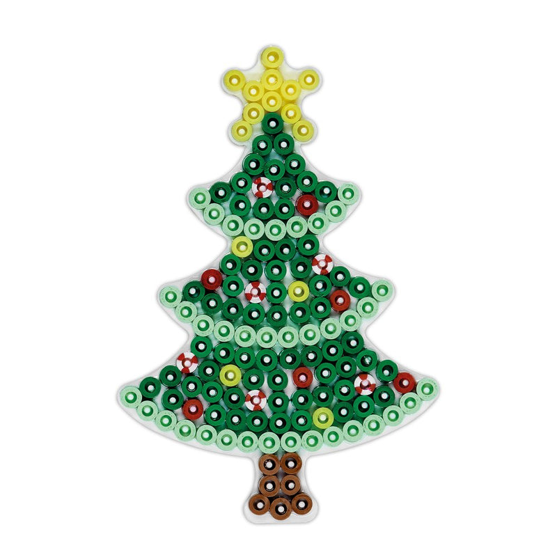 Hama stiftplade juletræ 11x7,5cm - Billede 1