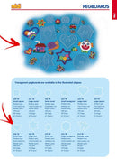 Hama stiftplade hjerte lille 8x7 cm TR  - Billede 1