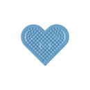 Hama stiftplade hjerte lille 8x7 cm TR  - Billede 1