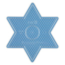 Hama stiftplade stjerne stor 14x16cm TR - Billede 1