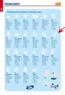 Hama stiftplade ræv 8x12cm - Billede 1