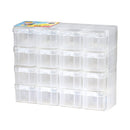 Hama opbevaringsboks stor, tom 16 rum - Billede 1