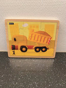 Nathan træpuslespil - Sæt med 4 stk - Køretøjer - fra 3 år. - Billede 1