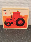 Nathan træpuslespil - Sæt med 4 stk - Køretøjer - fra 3 år. - Billede 1