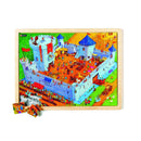 Nathan Træpuslespil - Ridderborg - 63 brikker - Fra 4 år - Billede 1