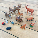 Dyr - Skovens Dyr fra Papo - 13 stk. - Billede 1