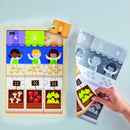 Nathan træpuslespil - Sæt med 2 stk - Tal & Mængder - fra 3 år. - Billede 1