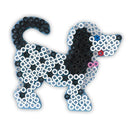Hama Maxi Perleplade - Hund 17x20,5 cm - Gennemsigtig (8202TR)
