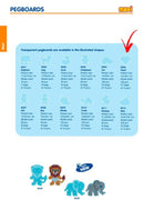 Hama maxi stiftplade hjerte 15x18 cm TR - Billede 1