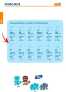 Hama maxi stiftplade pige 19,5x16 cm TR - Billede 1