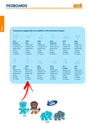 Hama maxi stiftplade dreng19x16 cm TR - Billede 1