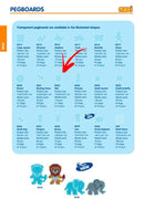 Hama maxi stiftplade stjerne 14x15cmTR - Billede 1