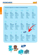 maxi stiftplade elefant 14x11,5cm TR - Billede 1