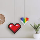 Plus-Plus Puzzle-By-Number - Hjerter - 250 stk - Fra 5 år. - Billede 1