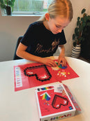 Plus-Plus Puzzle-By-Number - Hjerter - 250 stk - Fra 5 år. - Billede 1