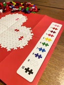 Plus-Plus Puzzle-By-Number - Hjerter - 250 stk - Fra 5 år. - Billede 1