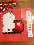 Plus-Plus Puzzle-By-Number - Hjerter - 250 stk - Fra 5 år. - Billede 1