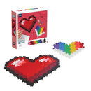 Plus-Plus Puzzle-By-Number - Hjerter - 250 stk - Fra 5 år. - Billede 1