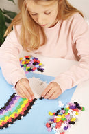 Plus-Plus Puzzle-By-Number - Regnbue - 500 stk - Fra 5 år. - Billede 1