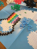 Plus-Plus Puzzle-By-Number - Regnbue - 500 stk - Fra 5 år. - Billede 1