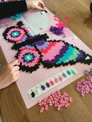 Plus-Plus Puzzle-By-Number - Sommerfugl - 800 stk - Fra 7 år. - Billede 1