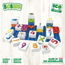 BiOBUDDi Naturlige Byggeklodser med Tal - 27 dele - fra 18 mdr. - Billede 1