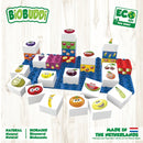 BiOBUDDi Naturlige Byggeklodser med Mad - 27 dele - fra 18 mdr. - Billede 1